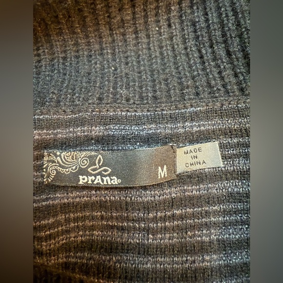 Prana Striped Cowl Neck Monica Sweater Dress Size M - Picture 3 of 8